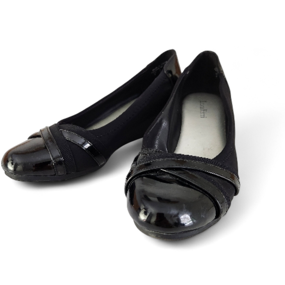 LUCA FERRI Black Wedge Comfort Slip-On Shoes size 8 - perfect condition - Picture 3 of 9